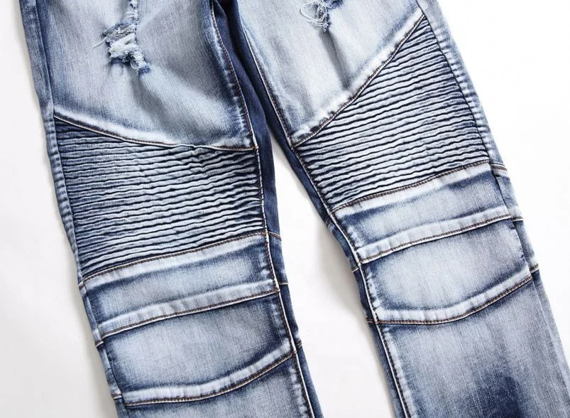 Factory Custom Business Edition Loose Men Stretch Jeans Straight Plus Size Formal Casual Men Jeans.
