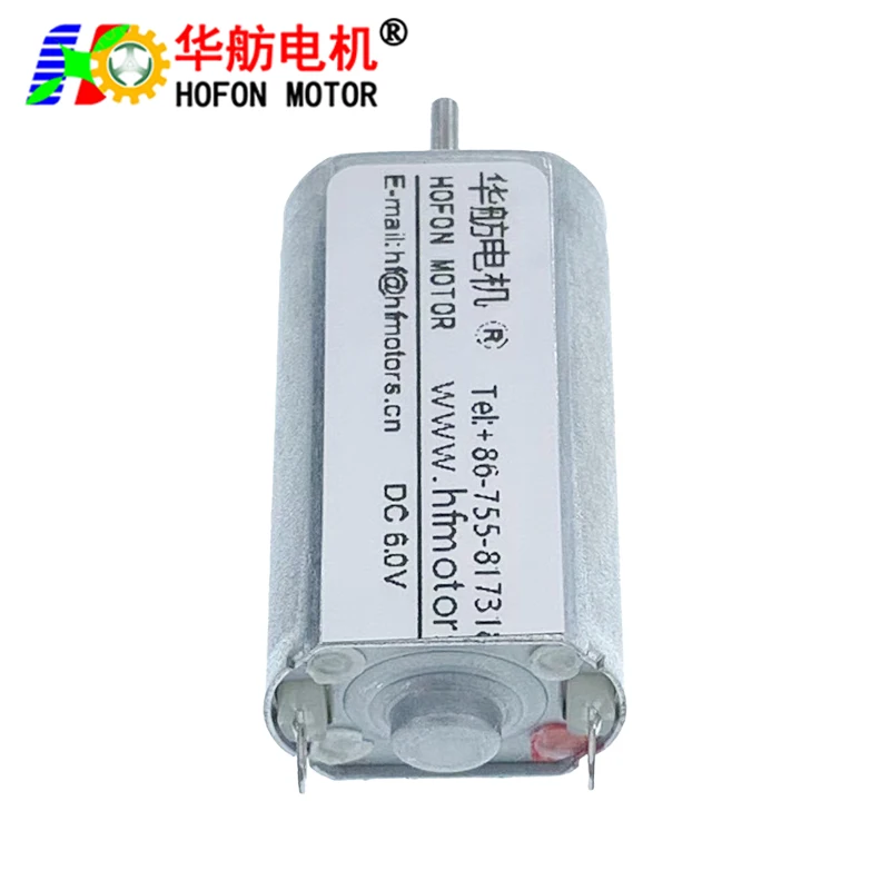 Hofon Motor factory 15mm FF-050SH 2.5V 7v 9V 12v DC electric mini brush high torque permanent magnet fan Motor for Smart Lock