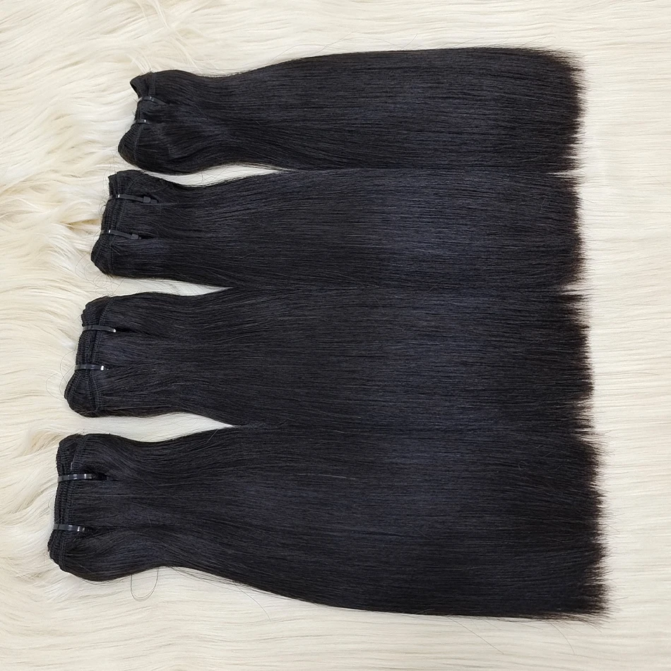 Super Double Drawn Vietnamese Bone Straight Hair Wholesale Straight 8-28 Inches Super Double Drawn Raw Vietnamese Hair