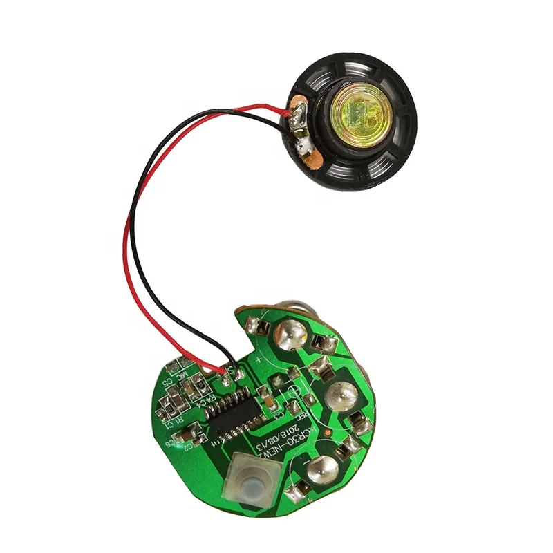 Mini Sound Sensor Voice motion sensor recordable sound module for Gift Cards and Box Greeting Card Music Chip