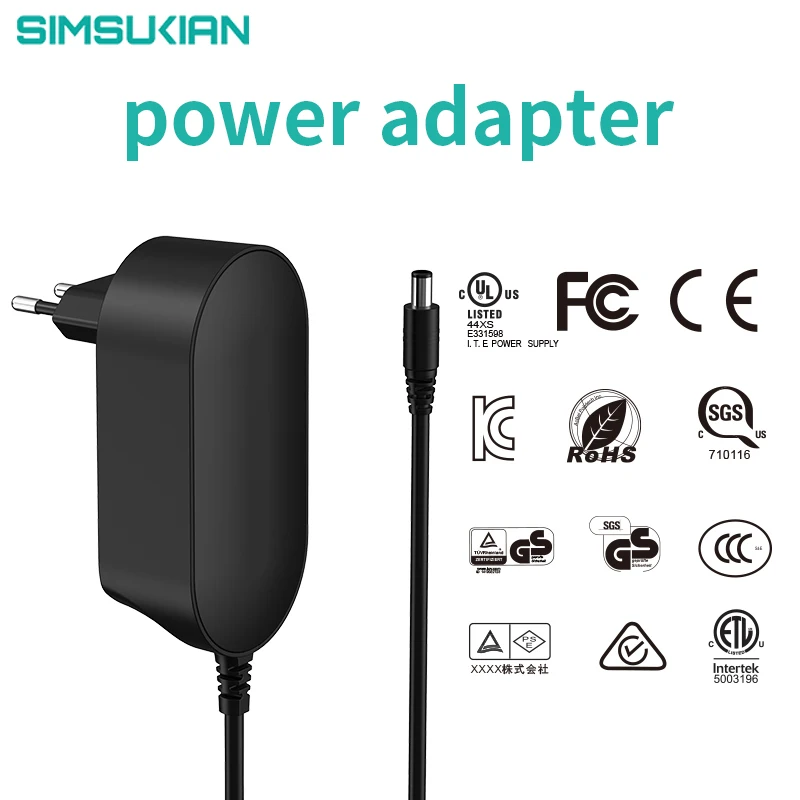 multi country power adapter 12v 4a 24V 400MA WALL ADAPTER intertek adapters