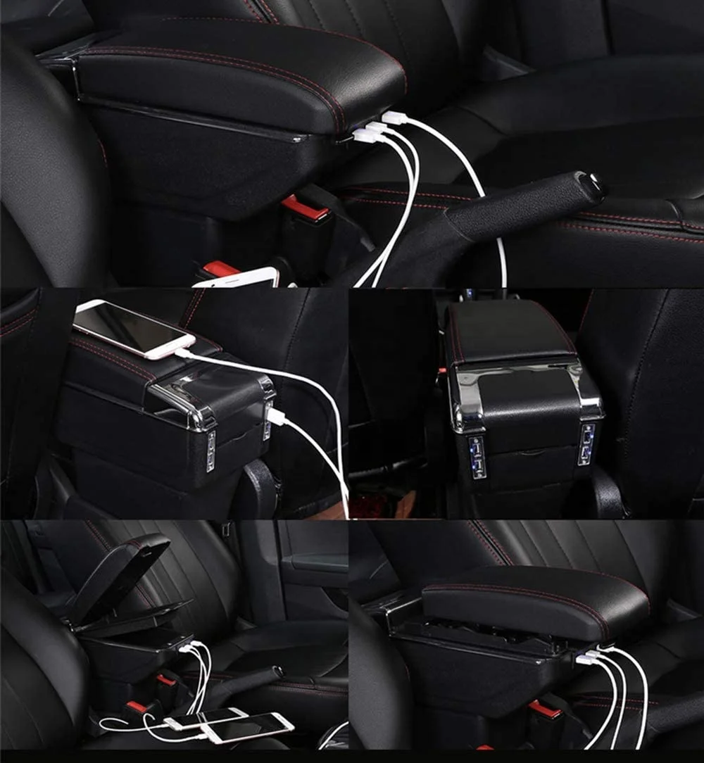 Автомобильный подлокотник консоль коробка для хранения с USB зарядкой Suzuki Jimny JB64/JB74 2018 +