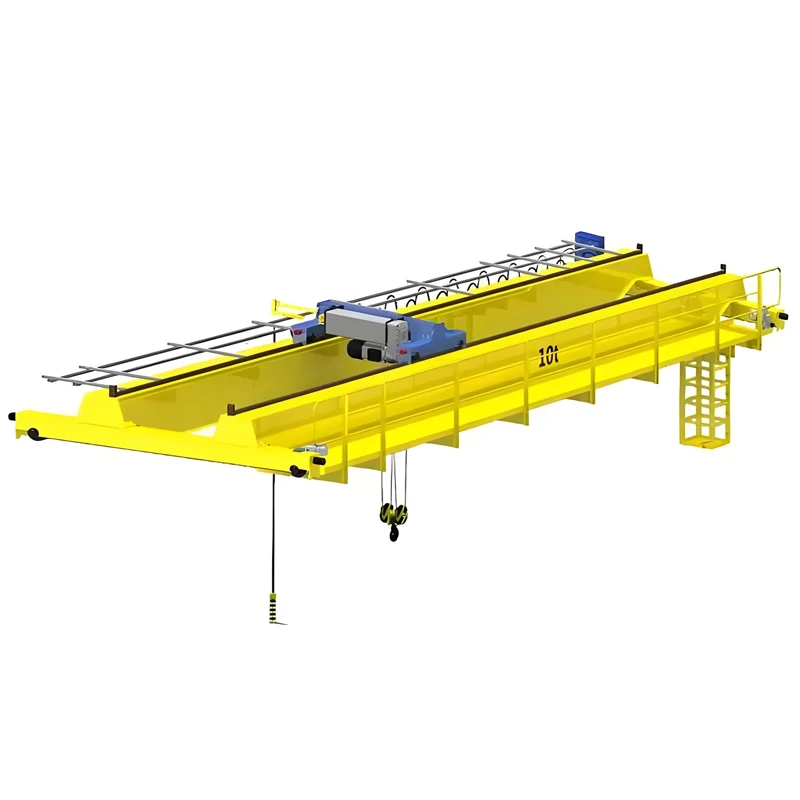 New Chinese standard electric hoist walking double beam bridge crane with a load capacity of 16 tons