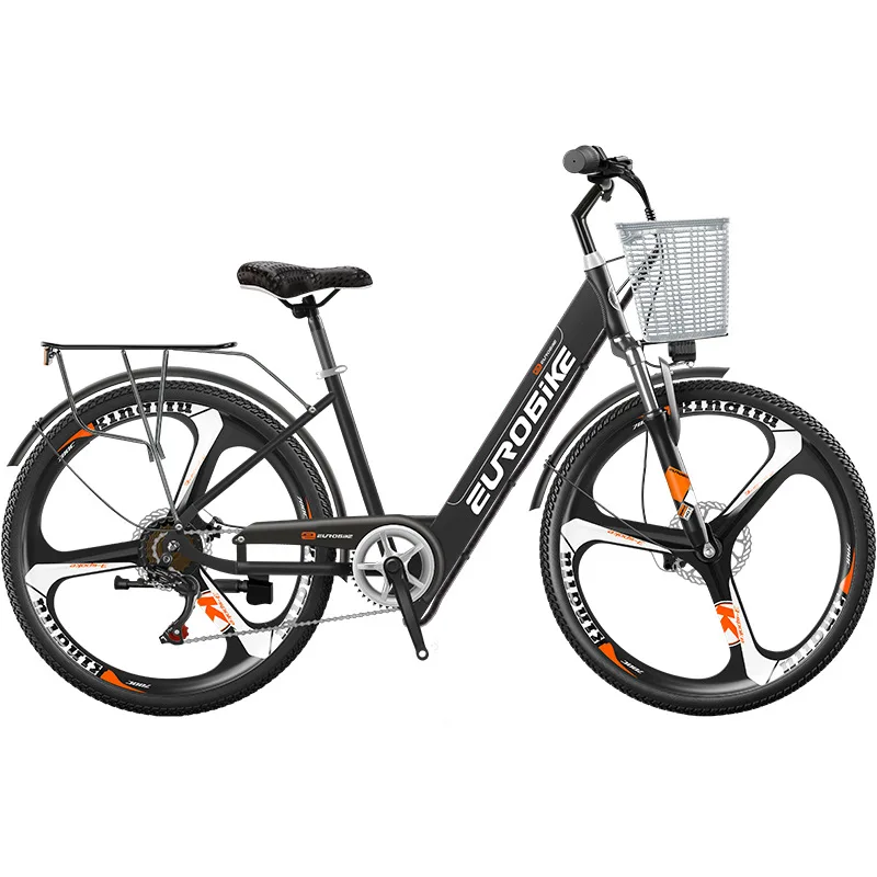 Lithium Battery with Hidden Battery Inside Lady Mountain Ebike 26 Inch 36V Electronic Steel Rear Hub Motor Electronic Bicycle