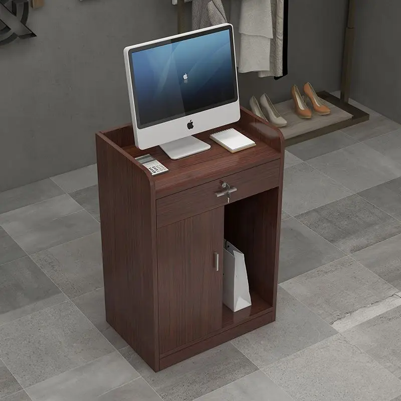 Small-scale Supermarket Store Coffee Shop Barber Shop Reception Counter Cash Desk