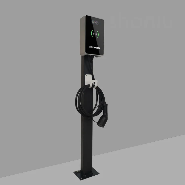 new energy electric vehicle public vehicle charging pile connector display glass distribution box