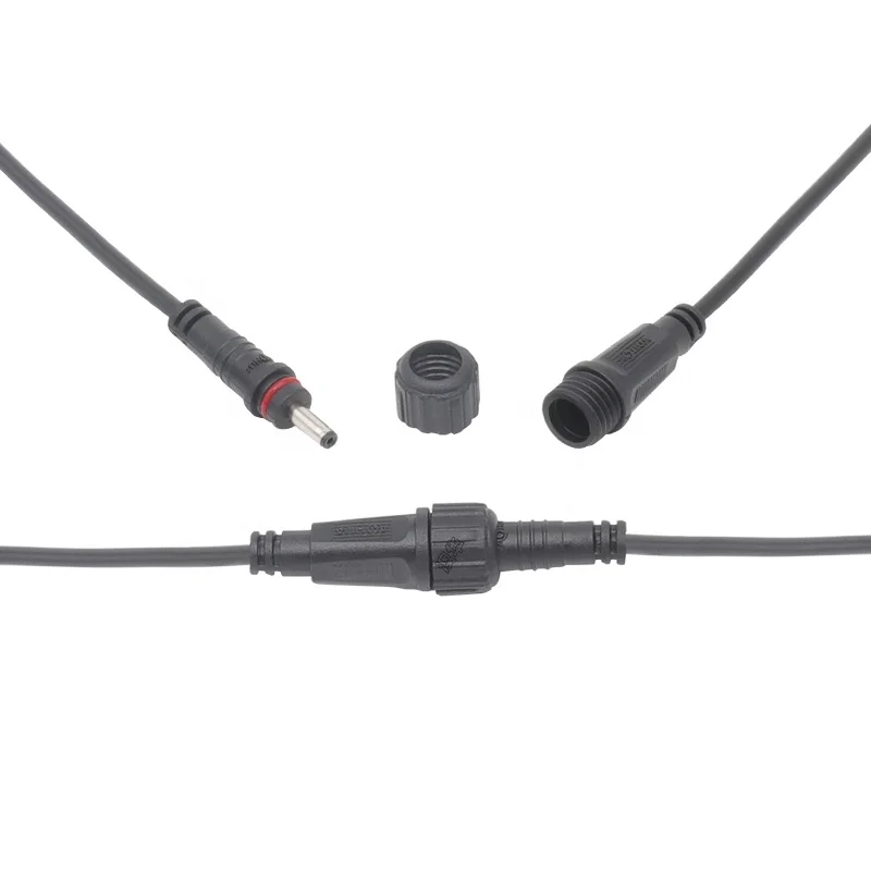 DC Power Socket With Nut DC 5.5x2.5mm DC Power Jack Socket Female Panel Mount Connector