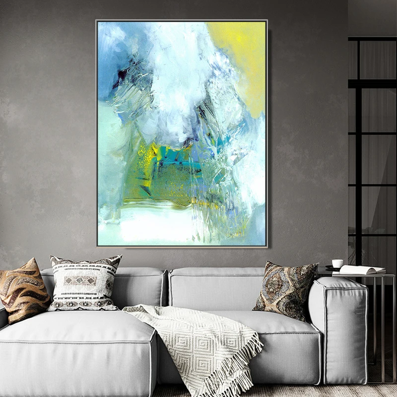 Abstract Home decoration mdf board picture canvas print wall art painting