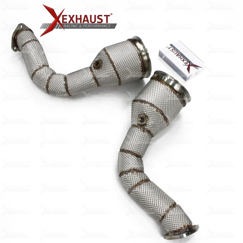 For Lamborghini URUS 4.0 V8 exhaust pipes downpipe heat shield catback exhaust tip valvetronic exhaust muffler