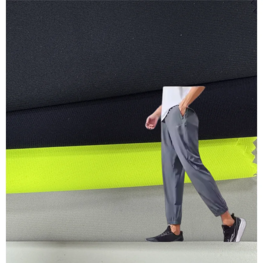 160gsm  77% Nylon 23% Spandex Fabric High Elasticity And Quick Drying Knitted Fabric Can Be Used For  Casual Clothes