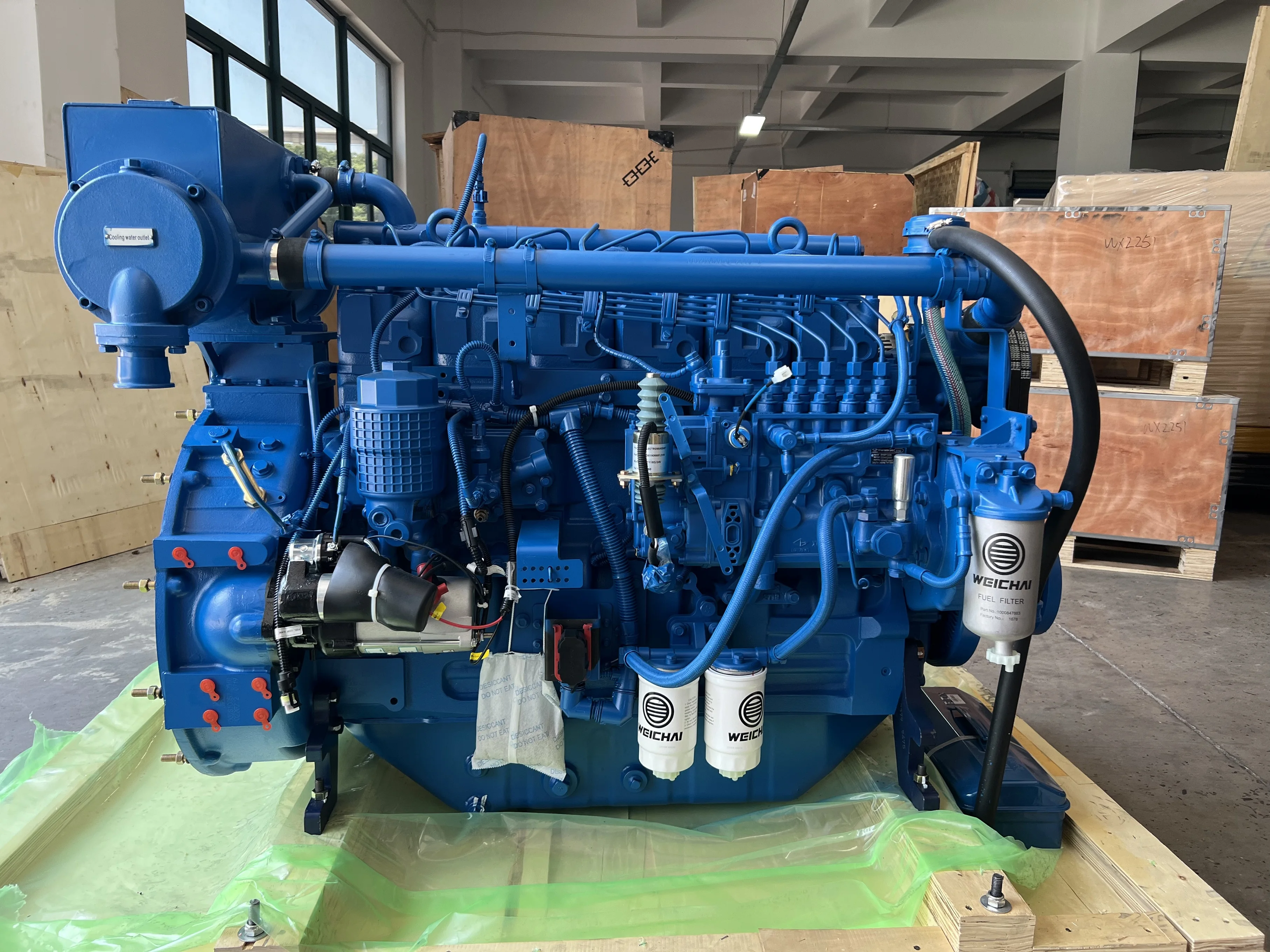 4 stroke in-lin 6 Cylinders turbocharged 168kw 2230rpm marine engine diesel boat engine WP6C250-23