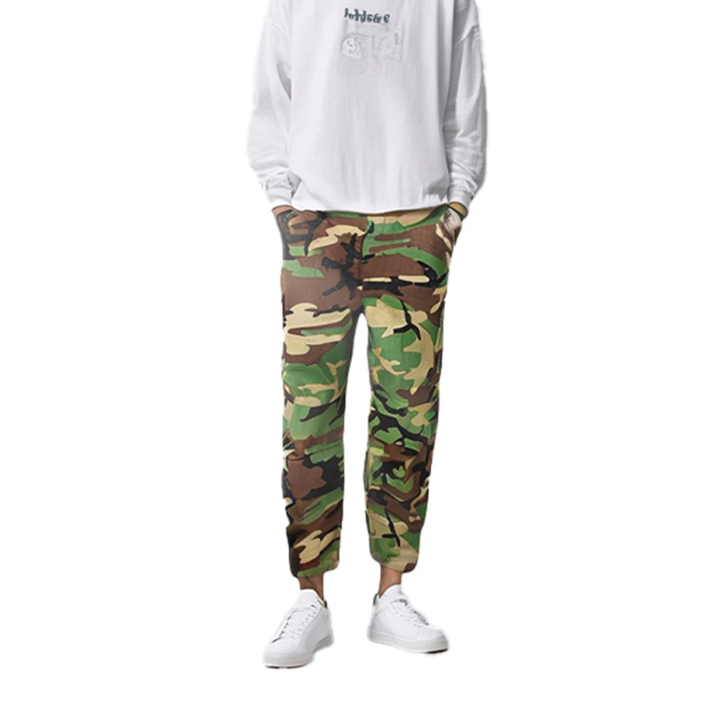 Herren Mode Streetwear benutzer definierte Splatter Tarnung Herren Cargo hose