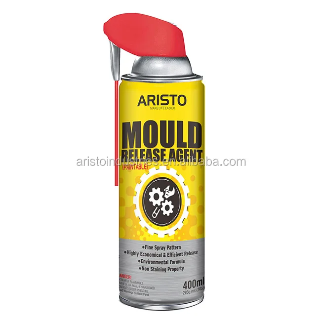 Mould Release Agent Non - Paintable, silicone oil,  Aristo lubricant spray