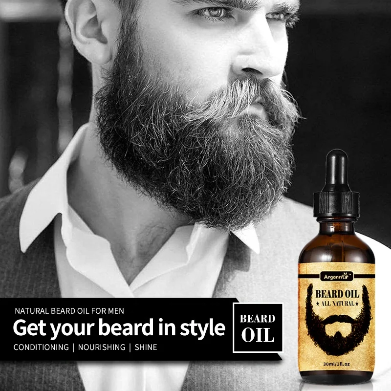 BARBERSHOP growth soften beard oil 30ml no label or private label customize