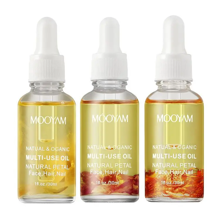 Wholesale Private label Organic Natural Rose Petal Essential Oil Face Skin Care Body Massage Oils