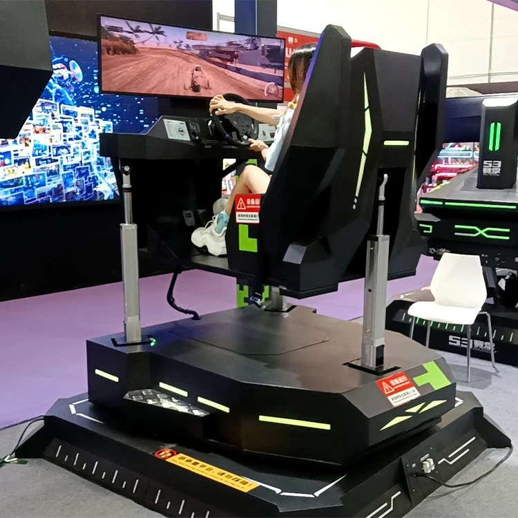 Прямая Продажа с фабрики симулятор вождения автомобиля гоночная игра аркадный автомат 3 экраном гоночный автомобиль 6 Dof для 1 игрока