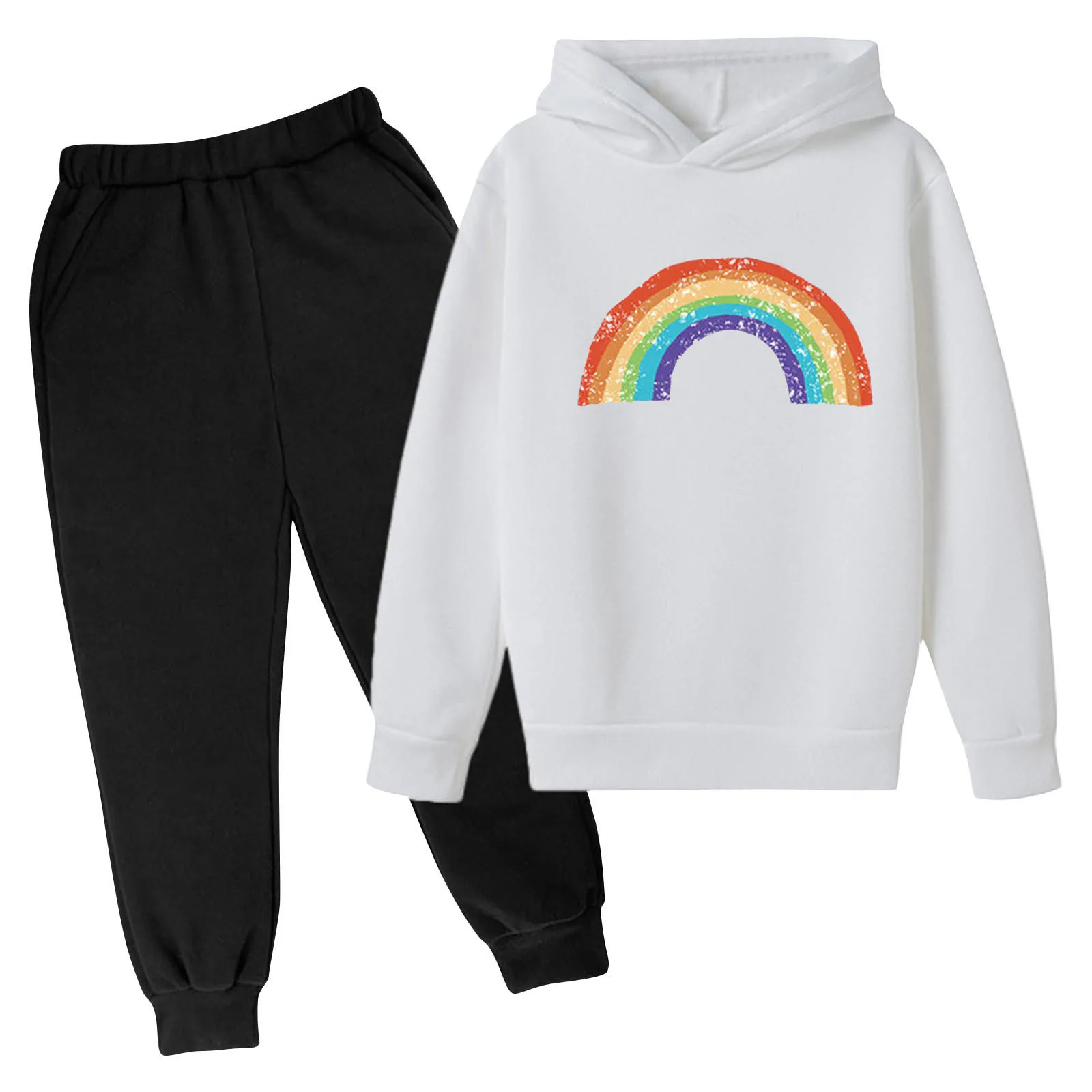 Wholesale Fall Winter Fashion Toddler Kids Clothes Sports Set for Teen Big Girls 4-12 Years of Age School Clothes