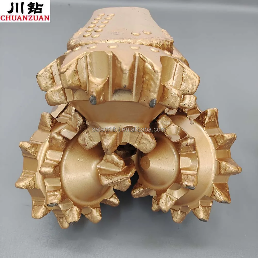 API standard high quality 12 1/4 inch IADC 127/217 milled tooth tricone bits for soft formation