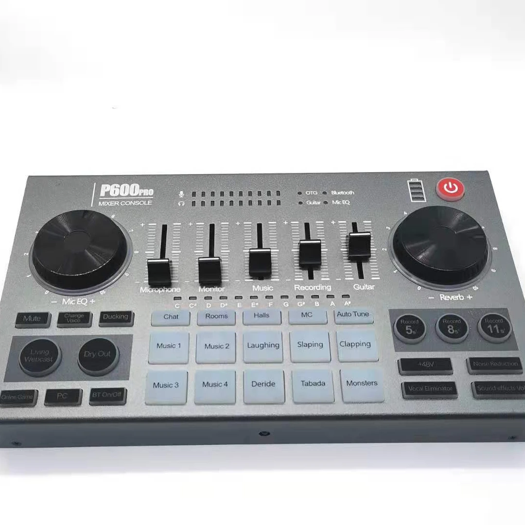 Recording Studio Sound Card Audio Interface Usb Sound Card Music Sound Card