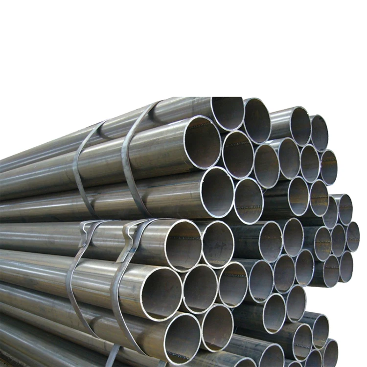 Tianjin factory sch40 round black steel scaffolding pipe welded steel tube