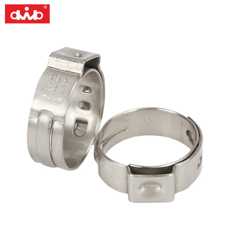 3/ 4 inch Stainless Steel  NSF Certified PEX Cinch Clamp Rings  for Pex Tubing Pipes plumbing