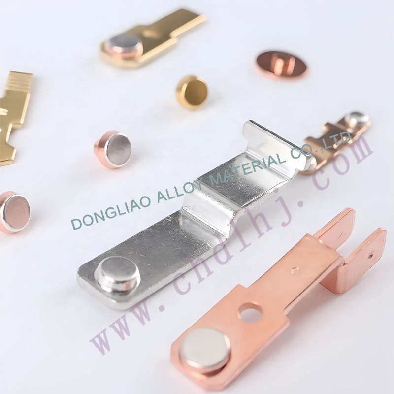 Top Quality Widely Used China Made Silver Contact Rivets for Relays/Wall Switches/AC Contactors