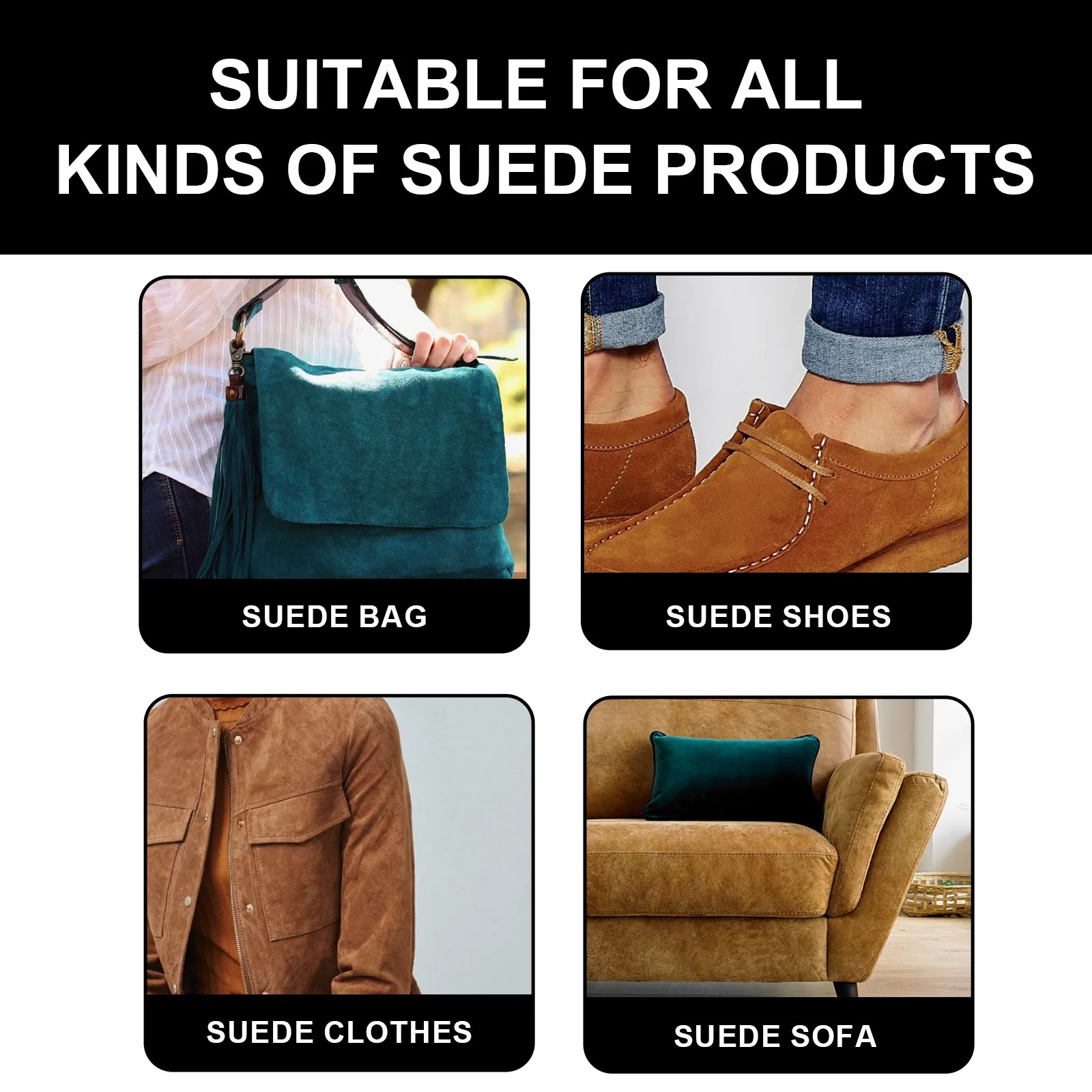Bestselling suede refurbishment care agent suede coat shoe and boot cleaning stain removal and bright care