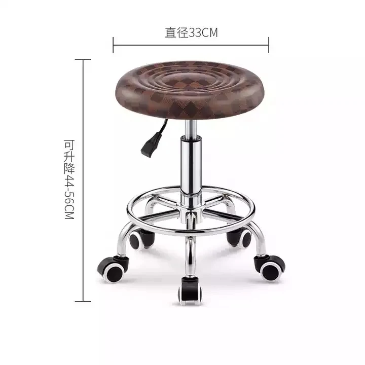 Factory Direct Black Laboratory Stool Chemical Physical Laboratory Chair With Backrest camping chair adjustable legs