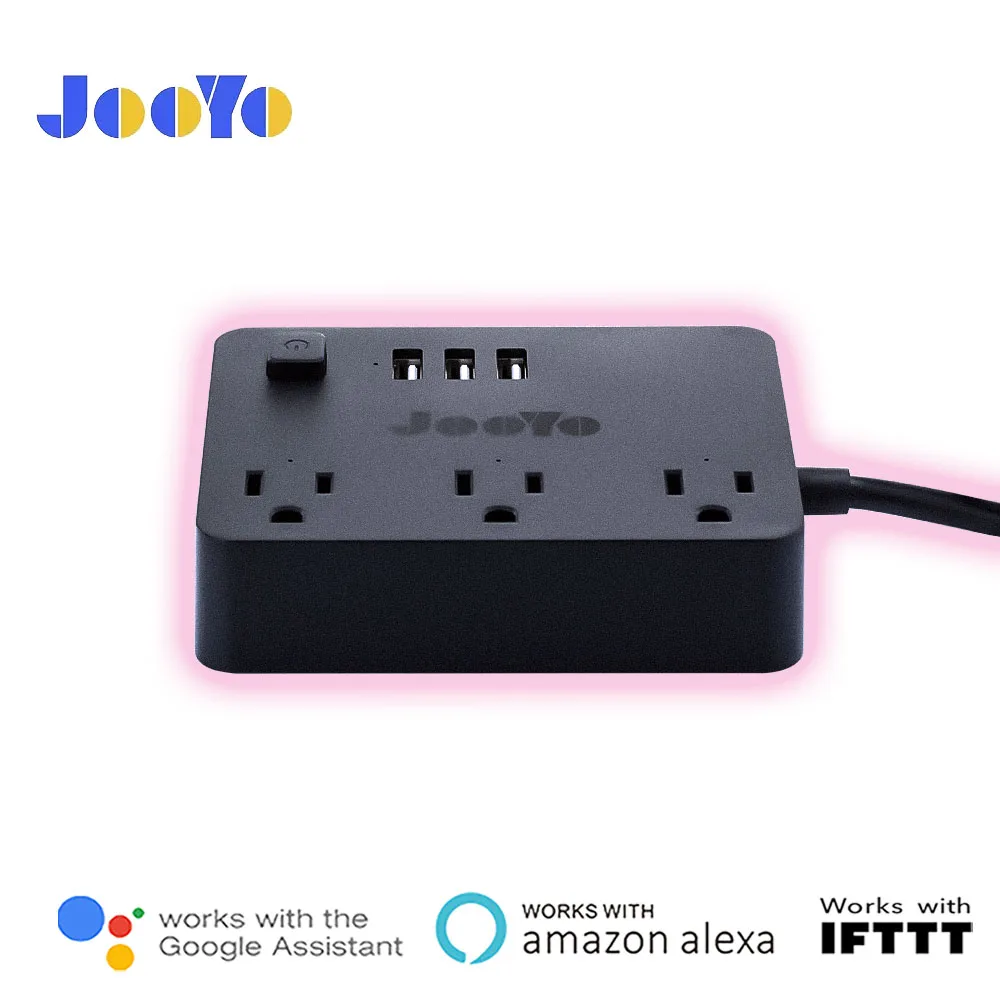 Original 110v Smart Power 3 AC Extender Wifi Smart Power Strip with 3 USB Ports