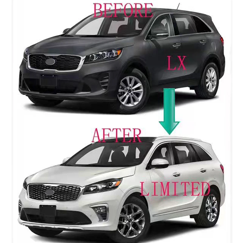High quality tuning facelift body kit car bumpers  for sorento 2015 2016 2017 2018 2019 bodykit