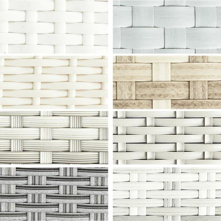 Hot Custom Rattan Imitation Outdoor Furniture Garden Chair Wicker Woven Artificial Rattan Material rattan