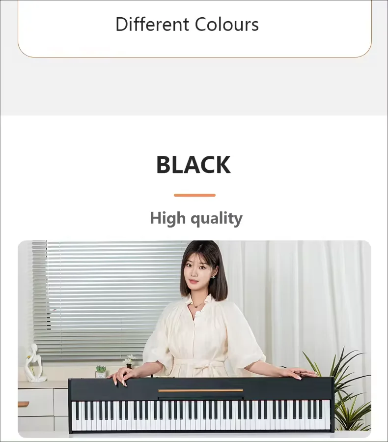 USB-MP3 Pedal Options and Type-C 5V Power Touch Sensitive Musical Organ Electronic Piano/Keyboard Rock Your World!