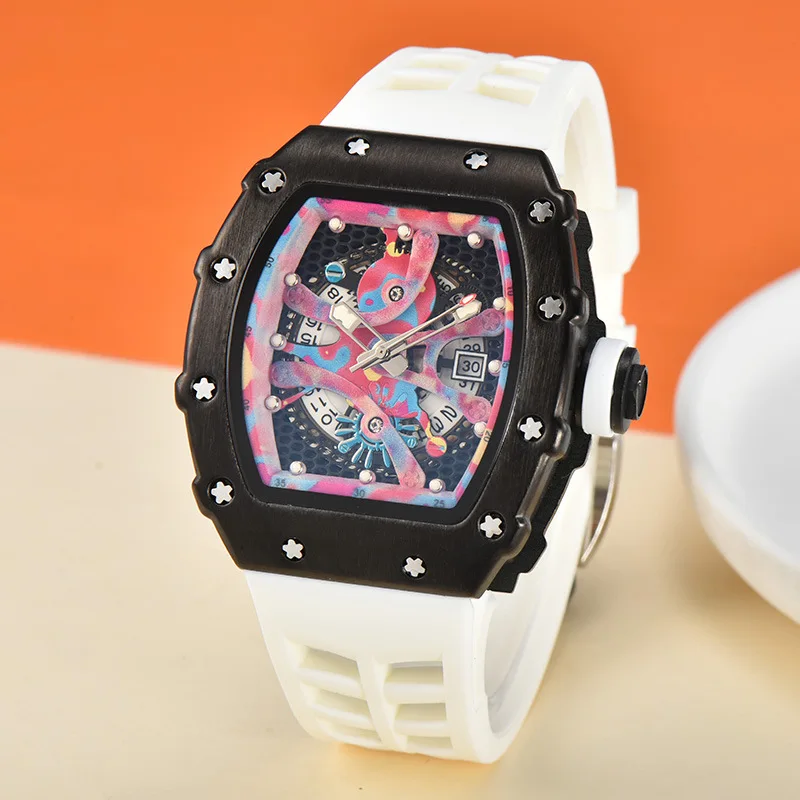 Fashion Richard Universal Wristwatch Calendar Watch Analog Quartz Wholesale 8123 New Luxury Wrist Watch Glass Plastic Alloy 20mm