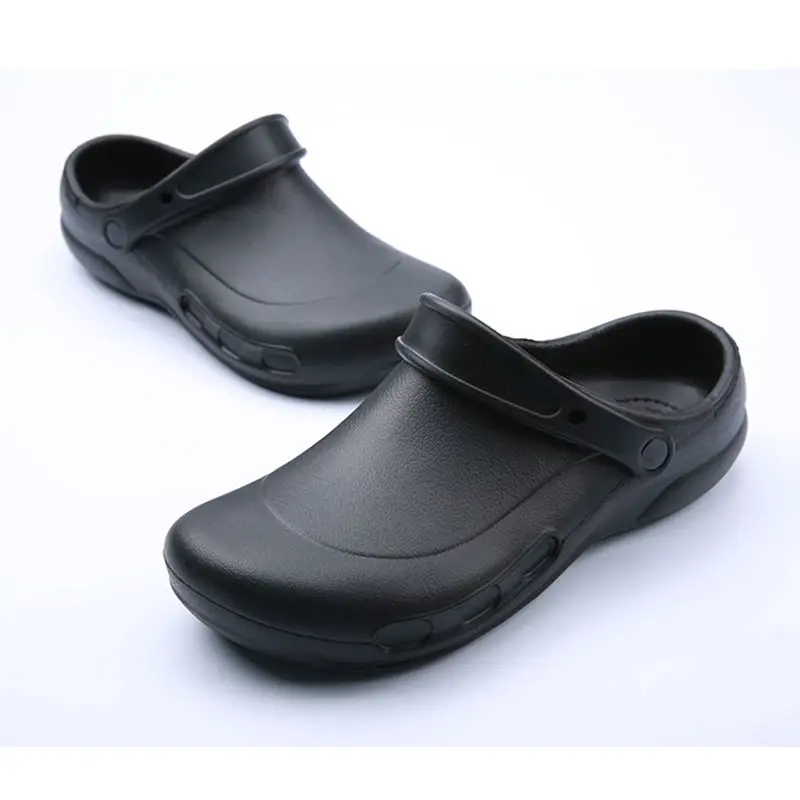 Nursing Comfort Hospital Nurse Chef Kitchen Safety Shoes Women Men Shoes Kitchen Unisex Non-slip Black Chef Shoes