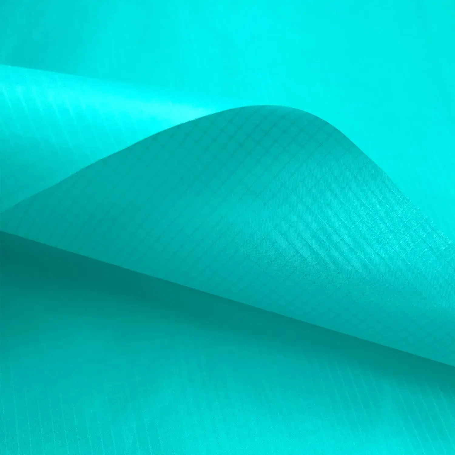 blue Waterproof Ripstop Nylon Fabric 40D, , Lightweight, PU Coating, lining  Fabric