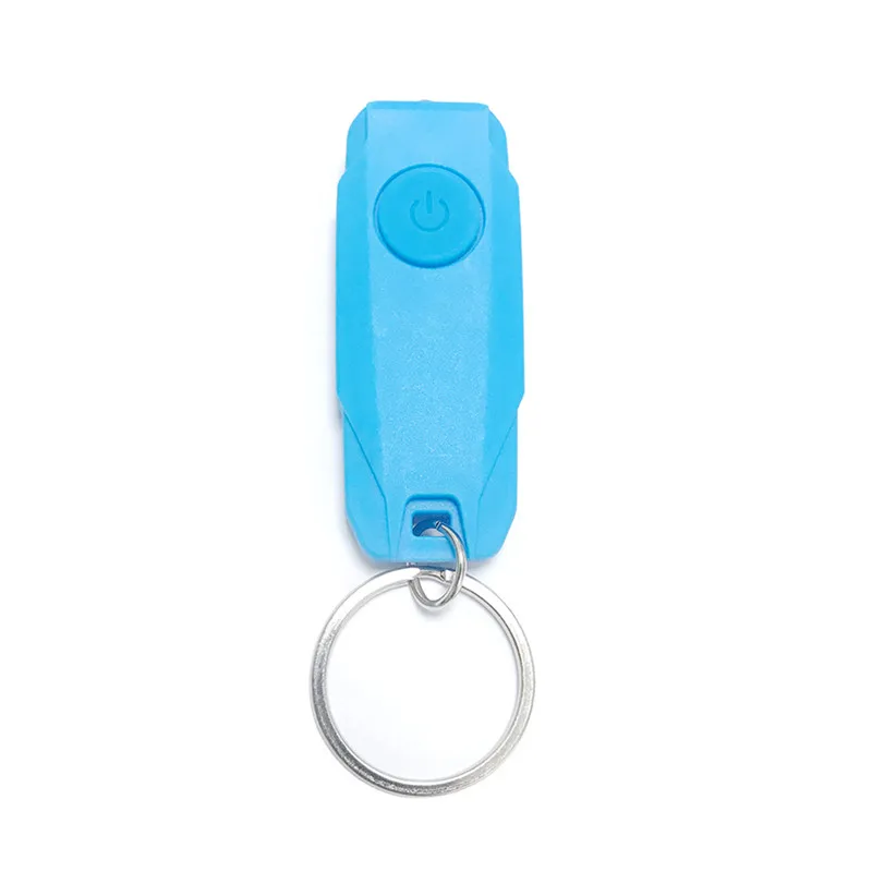 Cheap Led Flashlight Mini Key Light Keytag Lamp Keyring Portable Pocket USB Rechargeable Small Flat UV Keychain Torch