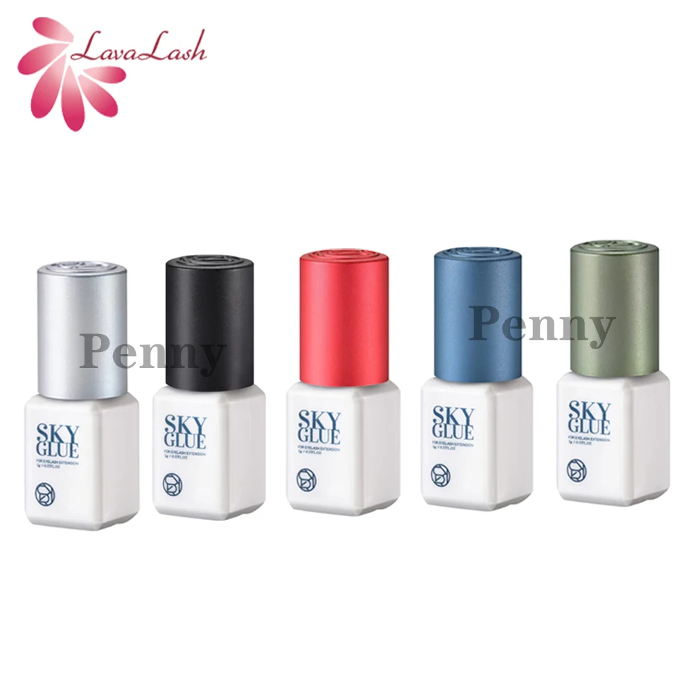 New package Hot sale Lash Glue  5ml Private Label Sky S+ Eyelash Extensions Glue Lashes Adhesive