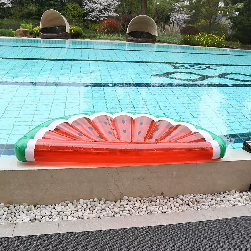 Custom Oversize Inflatable Watermelon Swimming Float Pools Water Fun Pool Lounger Beach Float Mat Outdoor