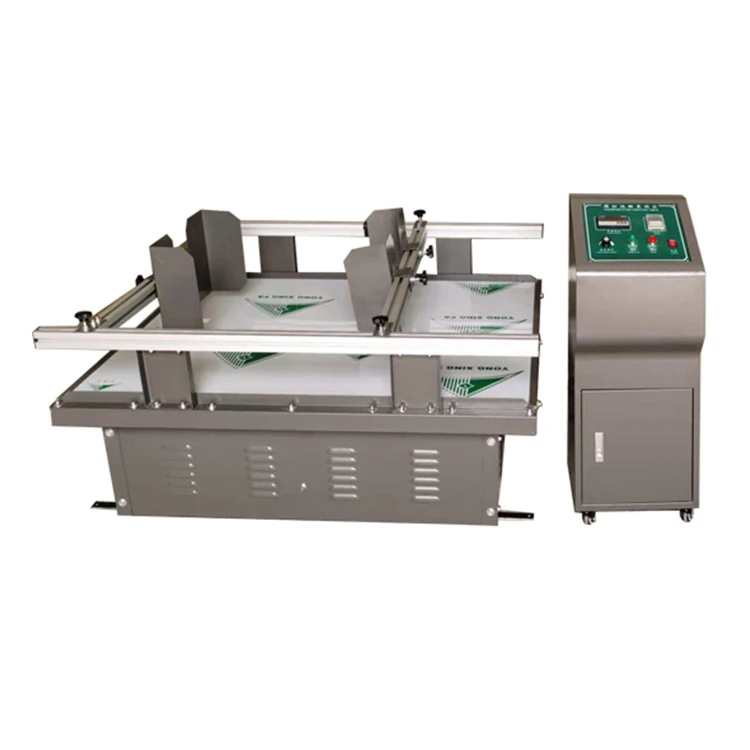 Designed according to US and European shipping standards Carton Shipping Vibration Detection Equipment