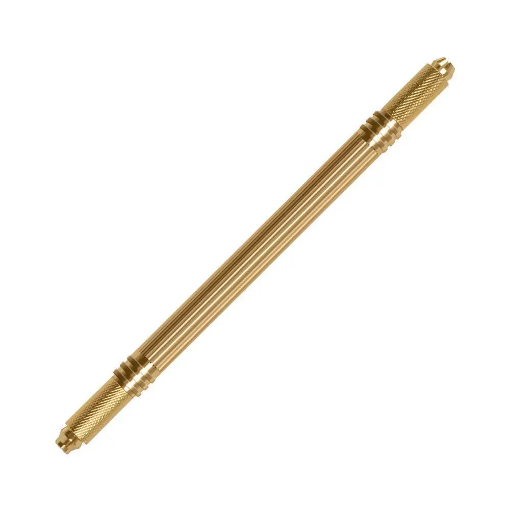 Gold And Silver Permanent Tattoo Double-ended Microblading Manual Pen Is Used With Micro-blade Blade & Micro-blade Needle