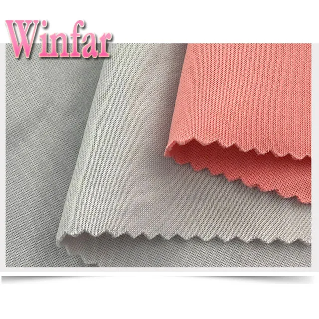 ready to ship polyester DTY spandex spacer scuba knit fabric