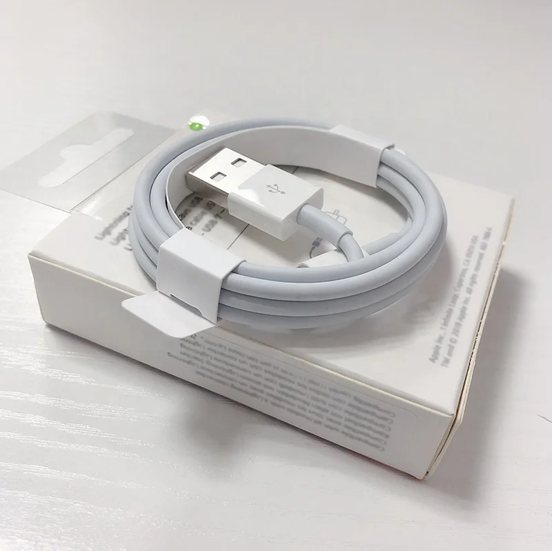 
Original Wholesale Premium 1M 2A Fast For iPhone Charger Charging Cable For iPhone 7 8 X 11 12 USB Cable 
