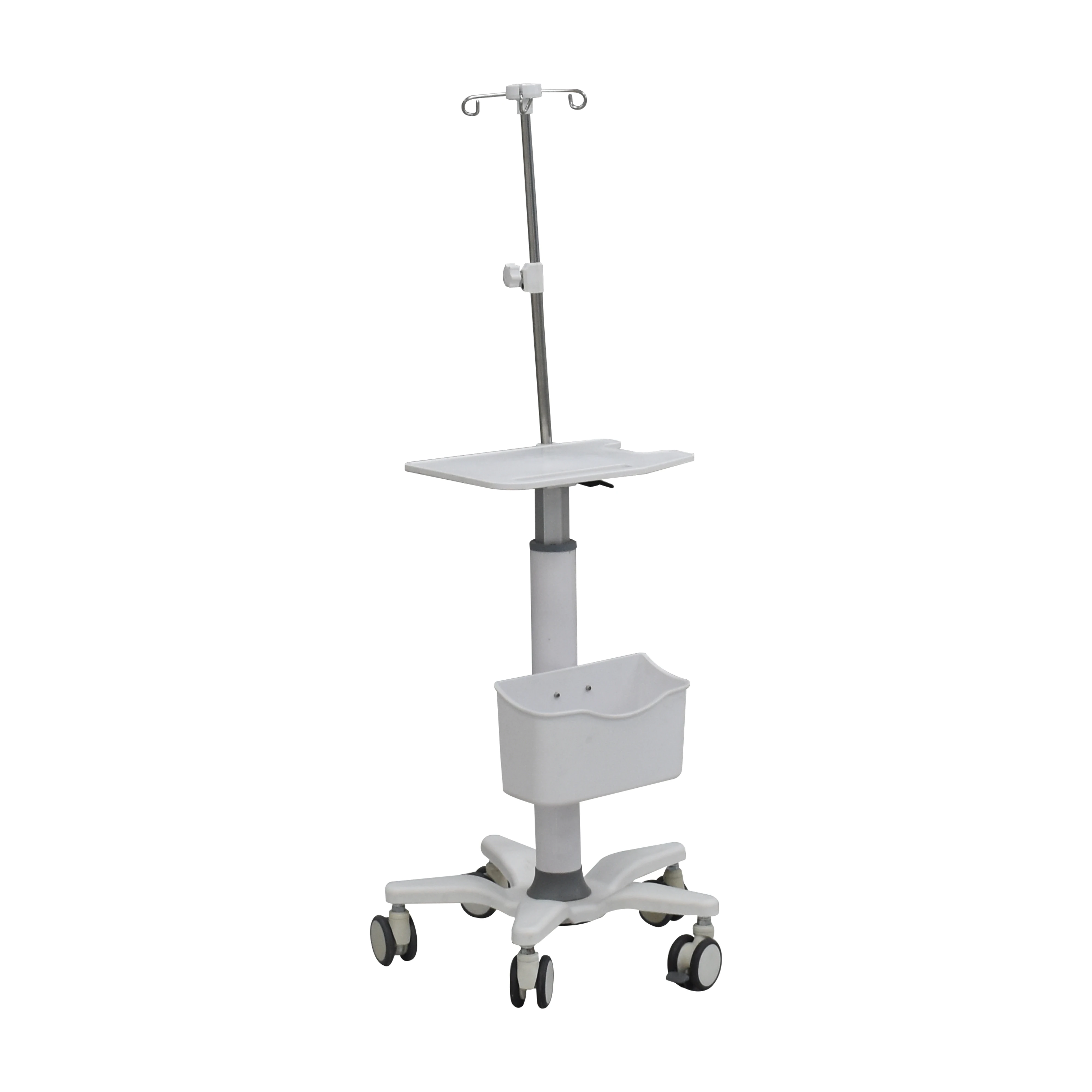 Height Adjustable Mobile Medical Laptop Cart Tablet  Hospital trolley for dental clinic