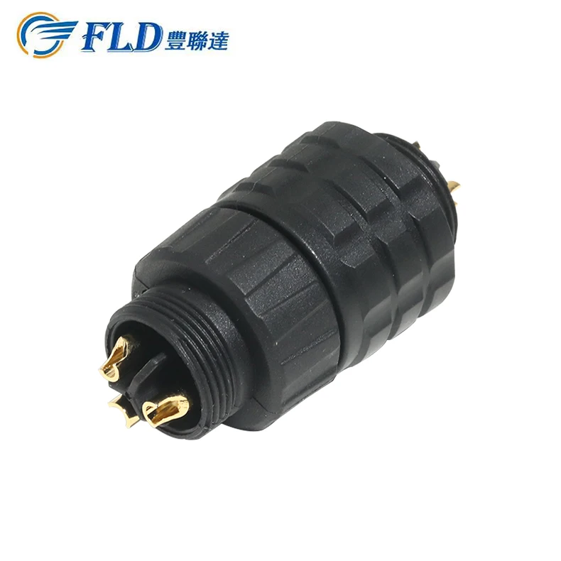 FCONNR IP67 Pull Self-locking 3 Core Power Cable For LED Display
