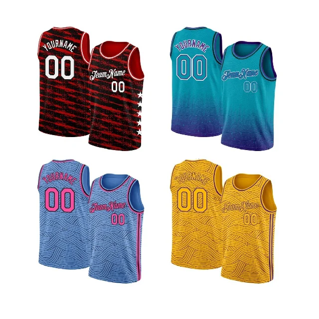 2024 basketball clothes set mens reversible team basketball shirt uniformes custom basketball jersey and shorts