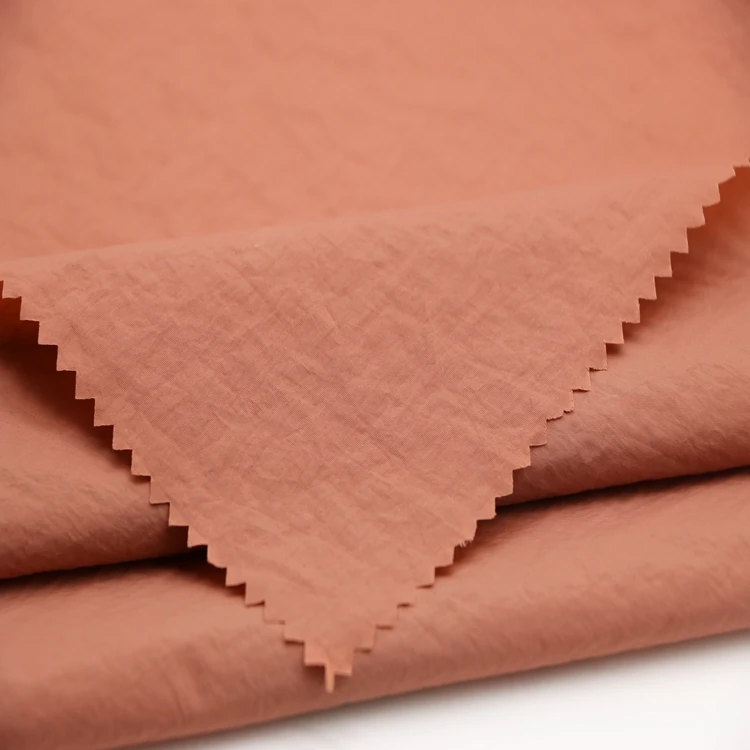 Полностью тусклый 310T нейлон креп ткань 40D морщинистый Нейлон Ткань Ветровка