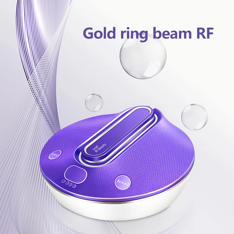 Gold RF combine light therapy physiotherapy effective household beauty machine face lifting rejuvenation wrinkle removal