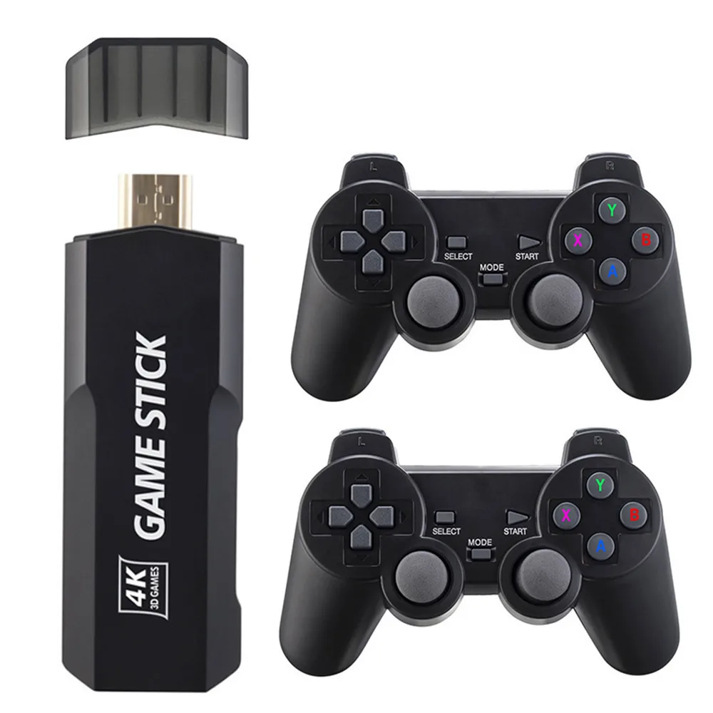 USB-приставка Hd Классическая портативная игровая консоль в стиле ретро с двумя ручными устройствами контроллер 4K