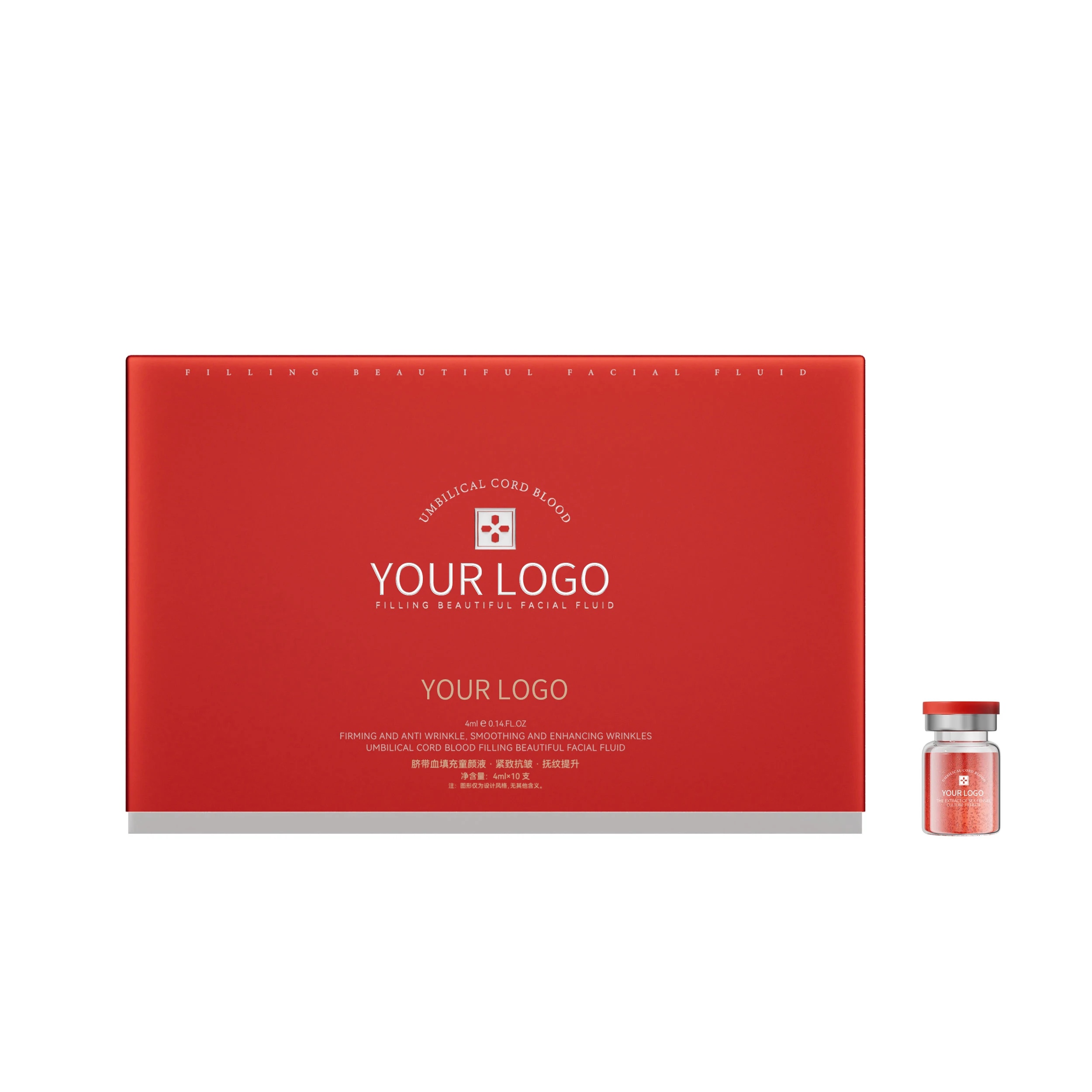 OEM/ODM customized umbilical cord blood goat embryo essence essence facial care essence firming anti wrinkle facial suit