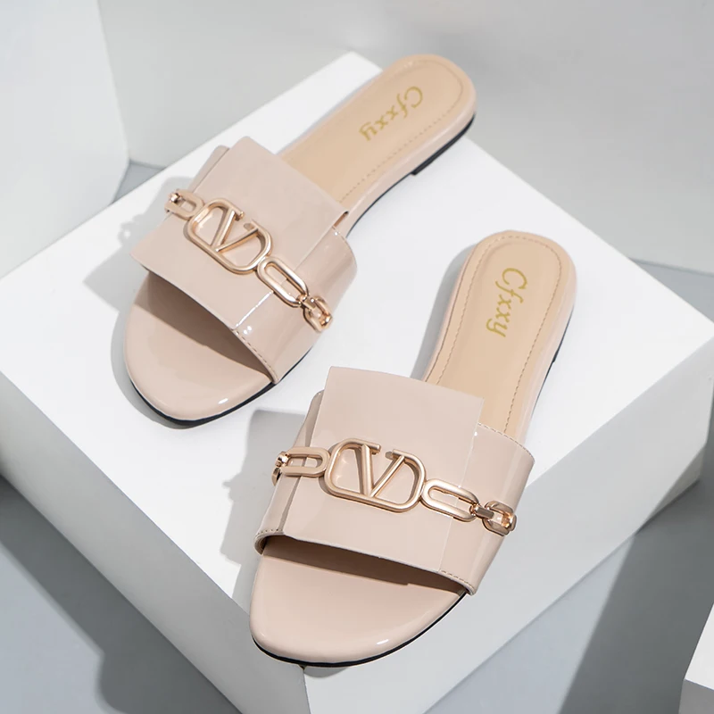 
cfxxy-15 Factory Direct Selling outdoor slide sandals indoor slip on ladies slippers with good price 